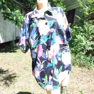 vTG Hawaiian Shirt Blouse Cotton In Process California